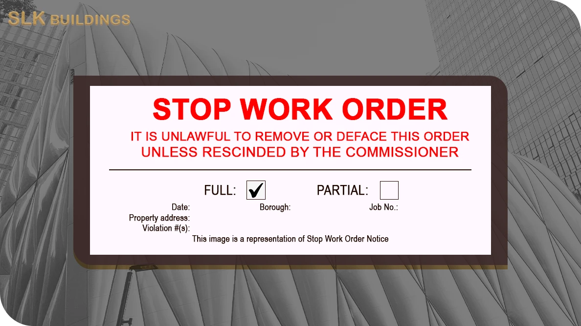 NYC DOB Full Stop Work Order
