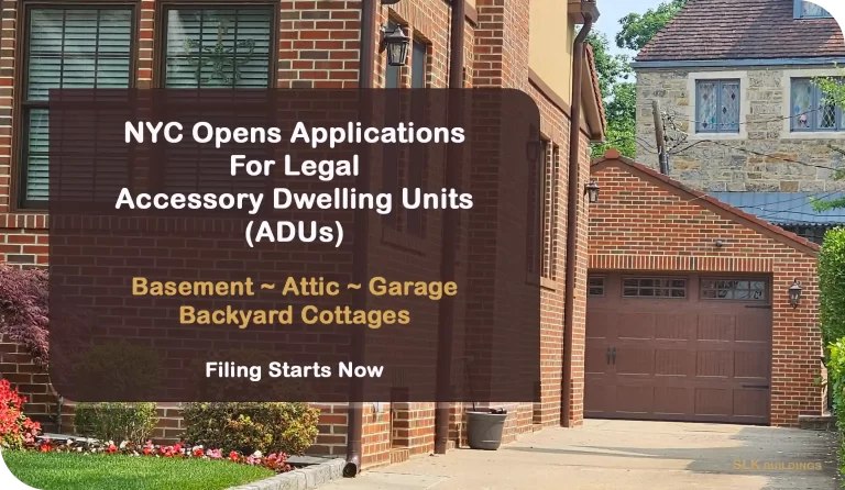 NYC opens applications for legal Accessory Dwelling Units (ADUs), brick garage suitable for conversion into a legal ADU under new city rules